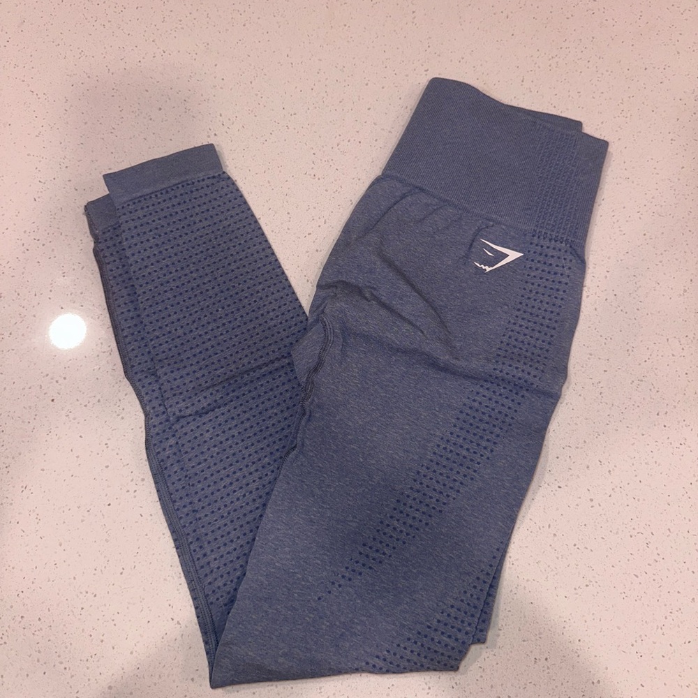 Gymshark Blue Women’s Vital Seamless Leggings | Size Small | Like New